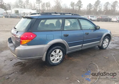 2005 Subaru Outback 2.5I z USA, uszkodzony, nr VIN 4S4BP61C357340169